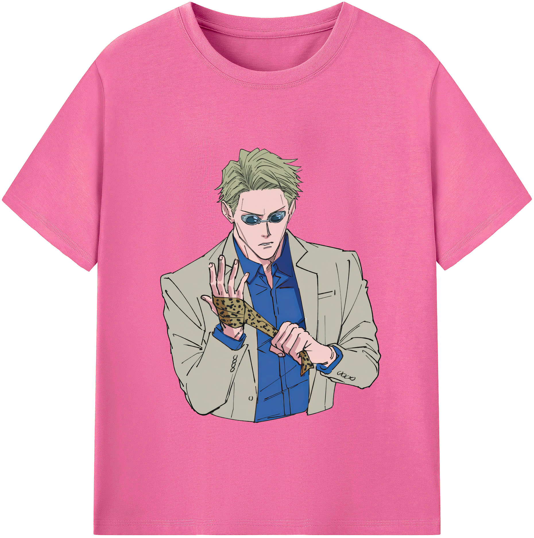 （画像用） 呪術廻戦 Jujutsu Kaisen レディースカジュアルプリントTシャツ（綿100％）